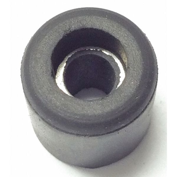 Zoro Select Bumper, Rubber, Black, 1/2"H x 1/2"W, PK.25 - 2928W-017