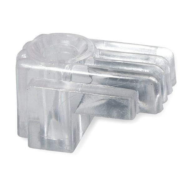 Zoro Select Mirror Clip, Plastic, Length 5/8 In, PK25 - 1HHL9