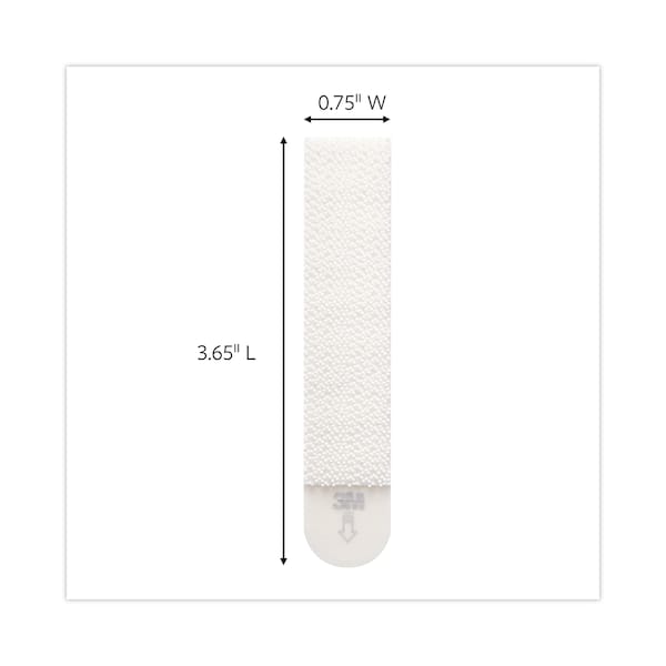Command Picture Hanging Strips, Large, Removable, 0.75" x 3.65", White, PK120 - 17206-S120NA
