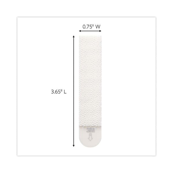 Command Picture Hanging Strips, Large, Removable, 0.75" x 3.65", White, PK120 - 17206-S120NA