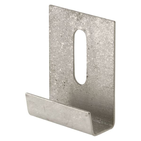 Primeline Tools Mirror Bottom "J" Hanger Clip, 1 in. Wide, Stainless Steel Construction (25 Pack) - MP9254