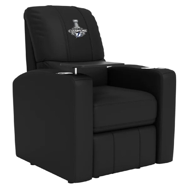 Dreamseat Stealth Power Plus Recliner with Tampa Bay Lightning 2021 Stanley Cup Champions Logo - XZ520823901CDSMHTUSBBLK-PSNHL42063