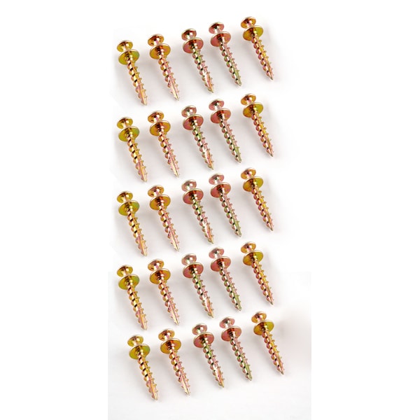 Hangman Gold Double Headed Bear Claw Screw Hanger for Mirrors, Pictures and Decor 1" length 25pk - BCK-25