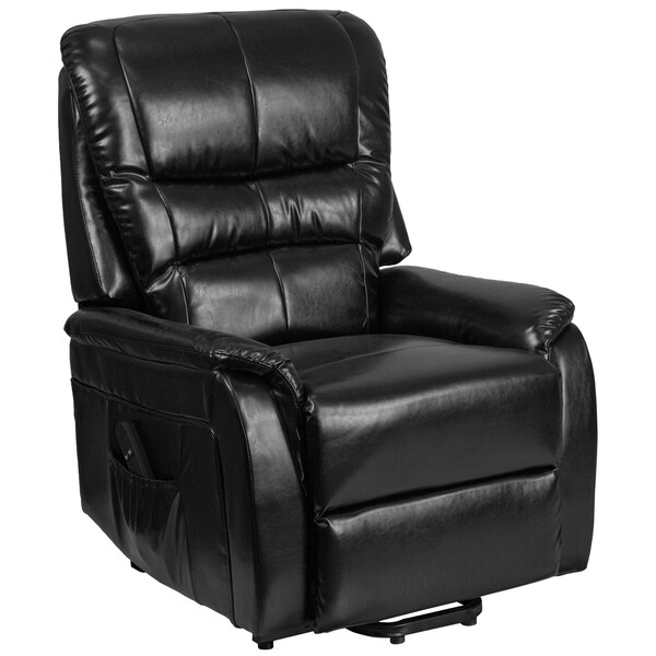 Flash Furniture Lift Recliner, Remote Powered, Blk Leather - CH-US-153062L-BK-LEA-GG