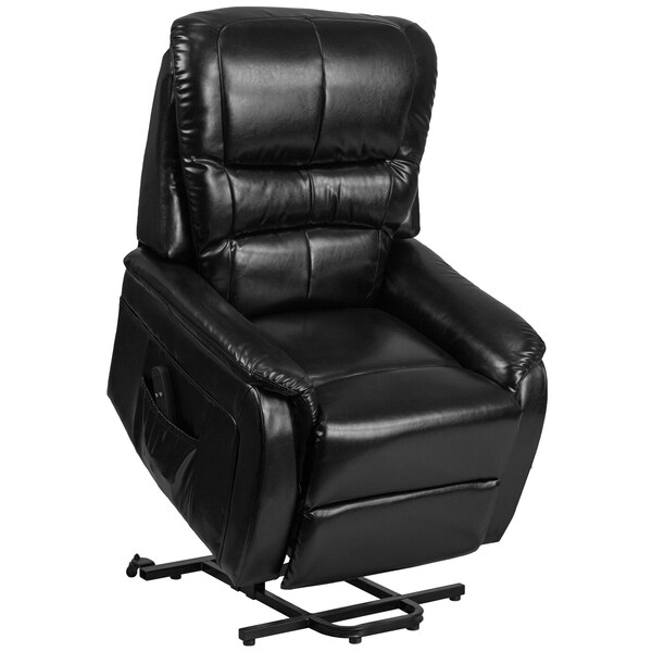 Flash Furniture Lift Recliner, Remote Powered, Blk Leather - CH-US-153062L-BK-LEA-GG