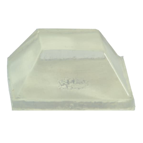 Midwest Fastener 3/4" Clear Adhesive Vinyl Square Pad 5PK - 32265
