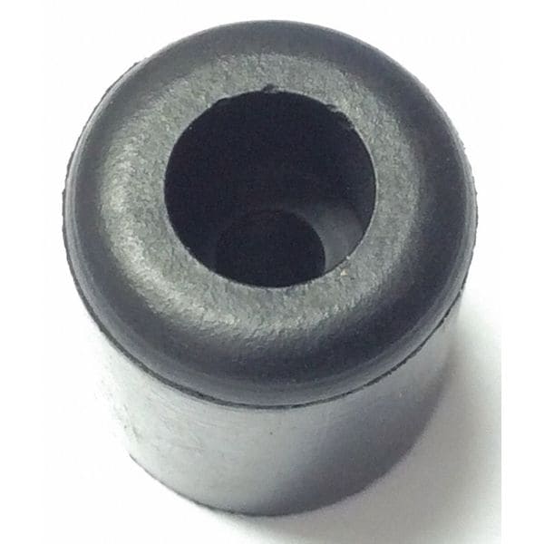 Zoro Select Bumper, Rubber, Black, 3/4"H x 5/8"W, PK.10 - 2804-017