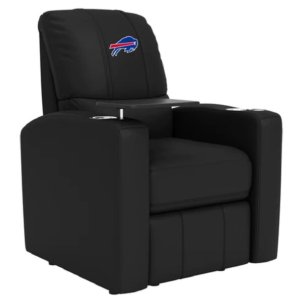Dreamseat Stealth Power Plus Recliner with Buffalo Bills Primary Logo - XZ520823901CDSMHTUSBBLK-PSNFL20015