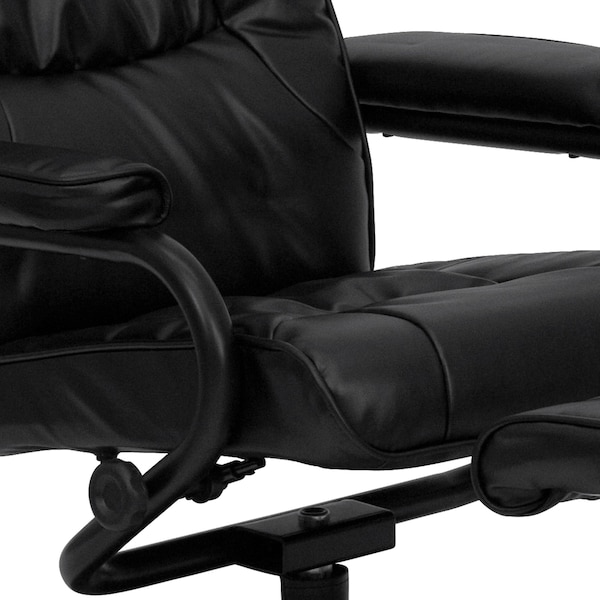 Flash Furniture Black LeatherSoft Recliner with Ottoman - BT-7862-BK-GG