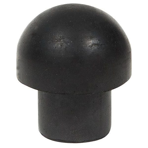 Zoro Select Bumper, Rubber, Black, 9/16"H x 9/16"W, PK.100 - 868-034S