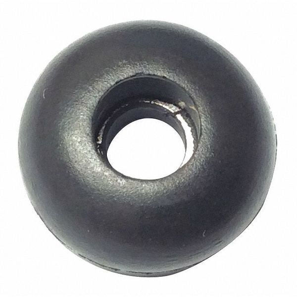 Zoro Select Bumper, Rubber, Black, 5/16"H x 5/16"W, PK.25 - 2081W-017