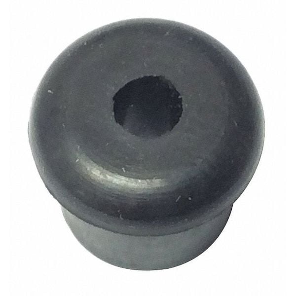 Zoro Select Bumper, Rubber, Black, 9/16"H x 9/16"W, PK.25 - 14-034S