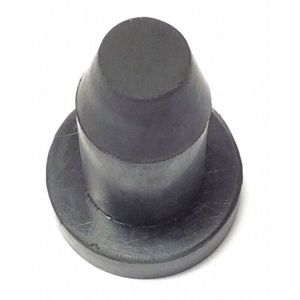 Zoro Select Bumper, Rubber, Black, 1-1/2"H x 1-1/2"W, PK.25 - 835-136S