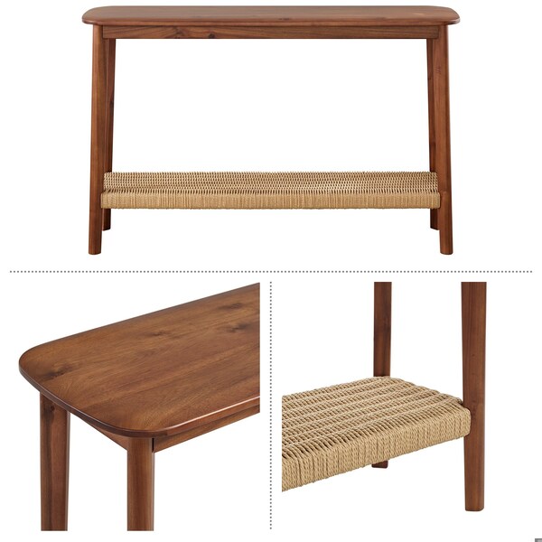 Alaterre Furniture Calais 4 Piece Set, Coffee Table, 2 End Tables and Console - ANCA1170R2