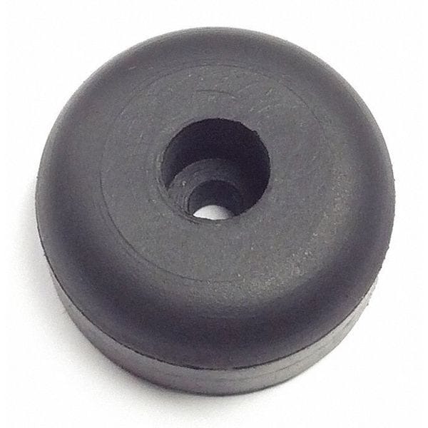 Zoro Select Bumper, Rubber, Black, 1/2"H x 1/2"W, PK.10 - 638-017