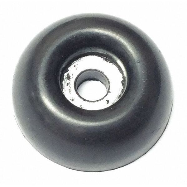 Zoro Select Bumper, Rubber, Black, 1/32"H x 1/32"W, PK.10 - 775RW-034S