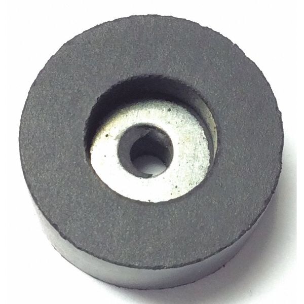 Zoro Select Bumper, Rubber, Black, 3/8"H x 3/8"W, PK.25 - 2941W-017