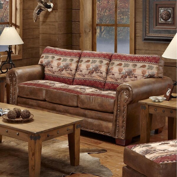 American Furniture Classics 36 x 88 x 37 in. Anglers Cove Set, 4 Piece - 8500-70K