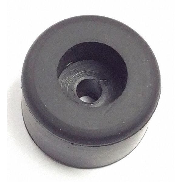 Zoro Select Bumper, Rubber, Black, 1/2"H x 1/2"W, PK.25 - 2091-017K