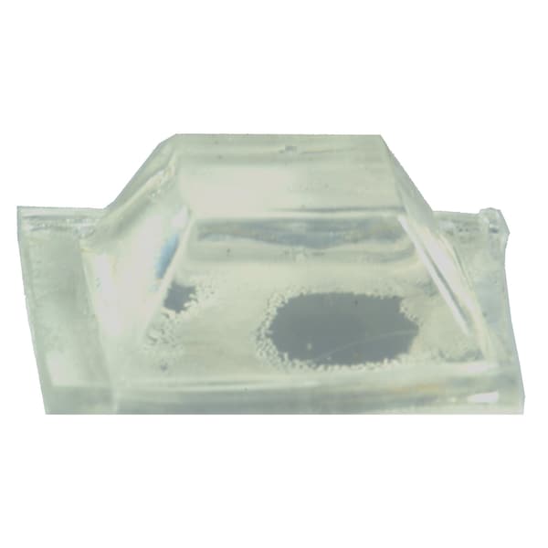 Midwest Fastener 1/2" Clear Adhesive Vinyl Square Pad 8PK - 32264