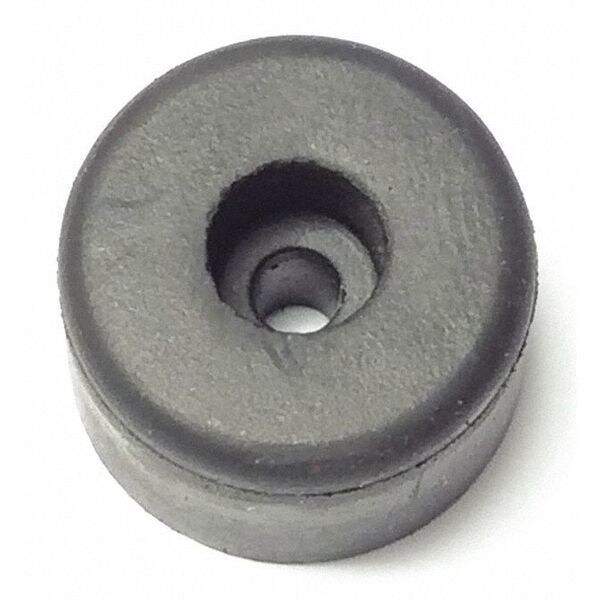 Zoro Select Bumper, Rubber, Black, 7/16"H x 7/16"W, PK.25 - 2083-017