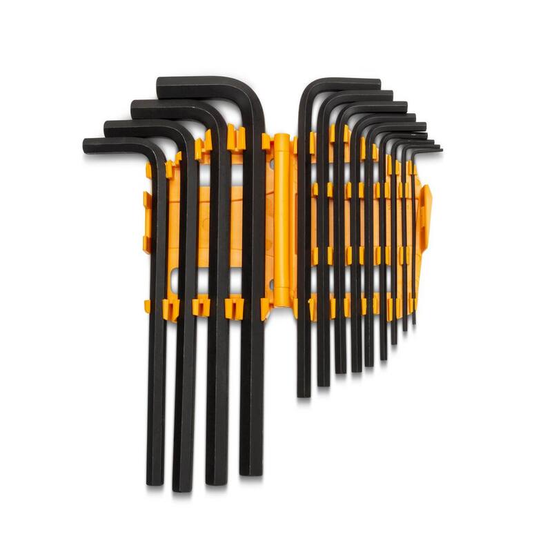 Juego de llaves hexagonales de brazo largo magnéticas GEARWRENCH en medidas SAE, métricas y Torx con estuches (31 piezas) - 83527