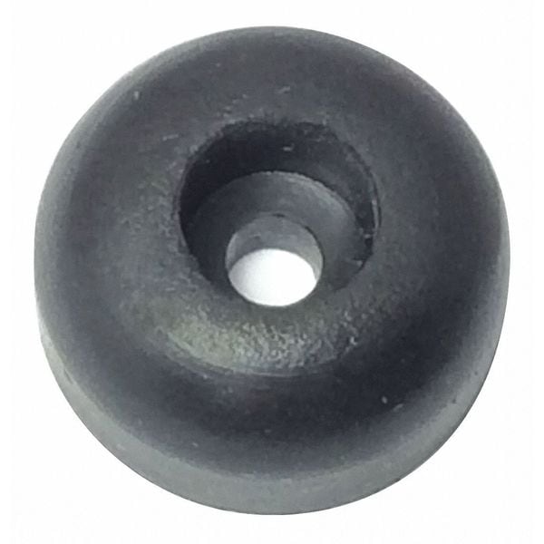 Zoro Select Bumper, Rubber, Black, 5/16"H x 5/16"W, PK.25 - 2088-017