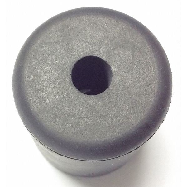 Zoro Select Bumper, Rubber, Black, 1-1/4"H x 1-1/4"W, PK.5 - 2812W-017