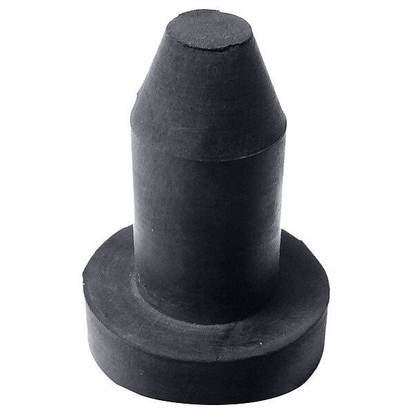 Zoro Select Bumper, Rubber, Black, 1-1/4"H x 1-1/4"W, PK.25 - 854-136S
