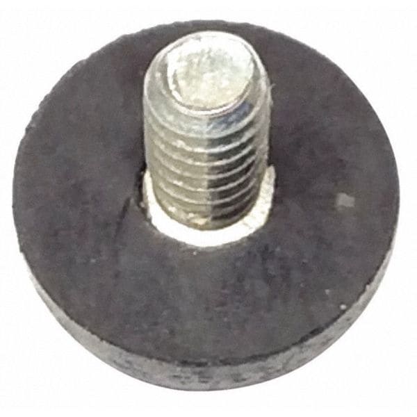 Zoro Select Bumper, Rubber, Black, 1/2"H x 1/2"W, PK.25 - MB47-034F