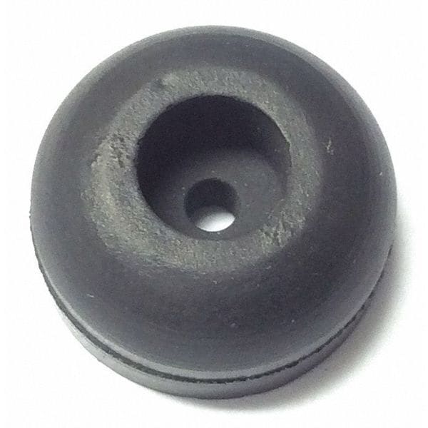 Zoro Select Bumper, Rubber, Black, 5/16"H x 5/16"W, PK.25 - 208-017