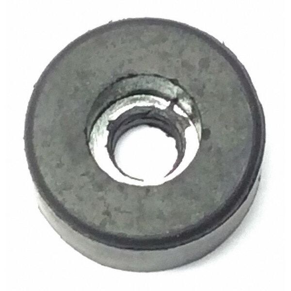 Zoro Select Bumper, Rubber, Black, 1/4"H x 1/4"W, PK.50 - 2076W-400