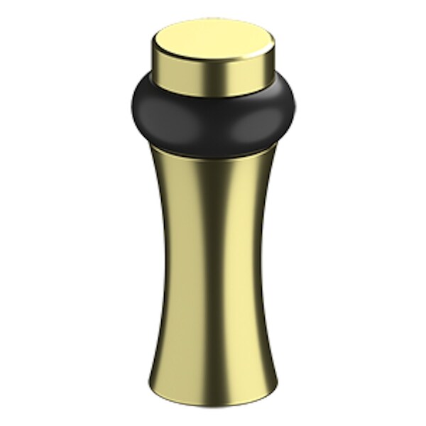 Deltana 3-1/2 Universal Decorative Floor Bumper Bright Brass Finish - UFBD3505U3