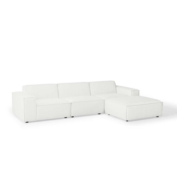 Modway Furniture Restore Sectional Sofa, White - 4 Piece - EEI-4113-WHI