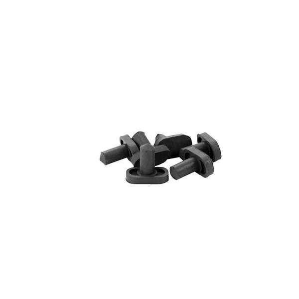 Don-Jo 1609-GRAY Gray Wood Frame Silencer, 100PK - 1609 GRAY