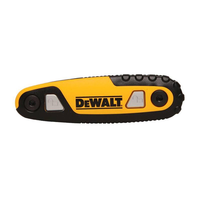 Juego de llaves hexagonales métricas con llave de bloqueo (8 piezas) - DWHT70263M