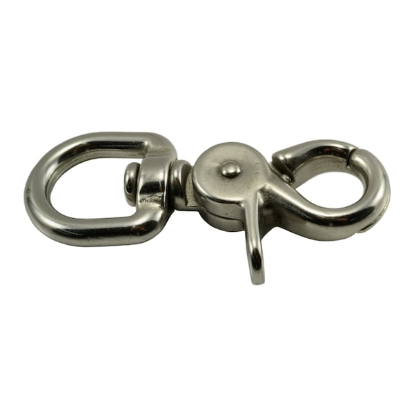 Midwest Fastener 5/8" 316 Stainless Steel Swivel Trigger Snap Hooks 2PK - 35767
