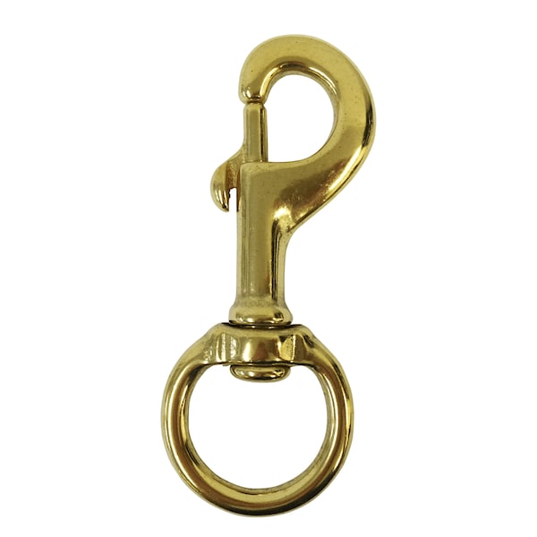 Global Flags Unlimited Metal Swivel Snaps 4.75" Brass - 205321