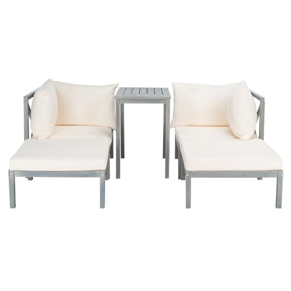 Safavieh Ronson Sectional Set, Ash Grey - 5 Piece - PAT6762C