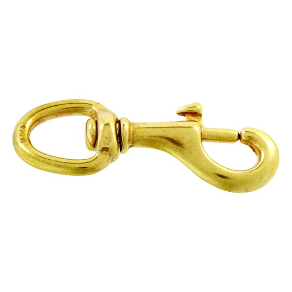 Campbell Chain & Fittings Campbell 5/8 in. D X 3-1/8 in. L Polished Bronze Bolt Snap 70 lb - T7625104