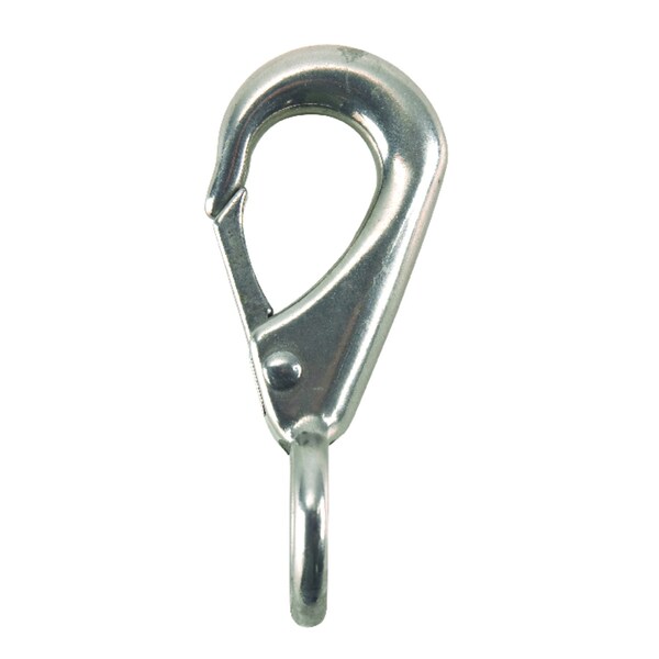 Campbell Chain & Fittings Campbell 5/8 in. D X 2-7/8 in. L Polished Stainless Steel Boat Snap 160 lb - T7631414