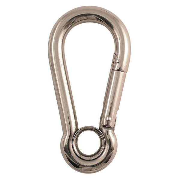 Lucky Line Spring Snap, HD, Steel, L 3 1/8 In - 4FCP2