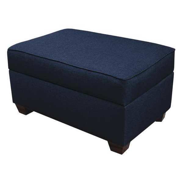 Duobed 24" x 36" Storage Ottoman, Ocean Blue - MSOS-AZ