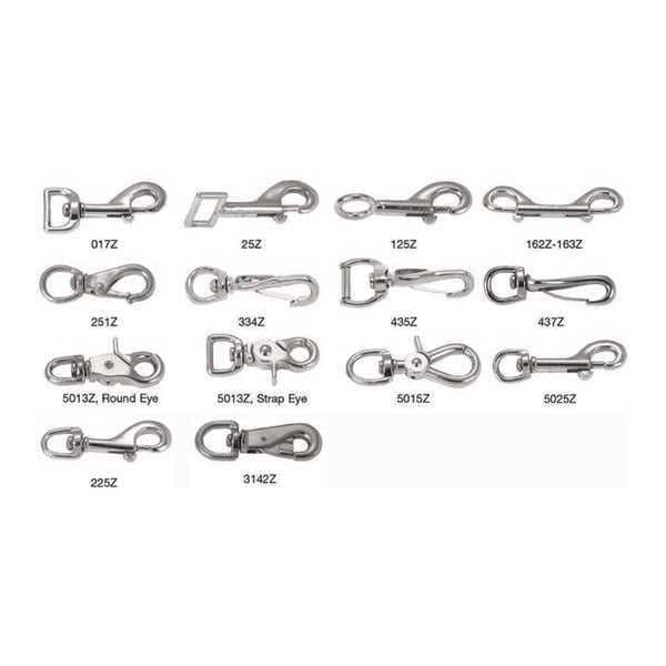 Campbell Chain & Fittings 1/2" Swiveling, Round Eye Trigger Snap, No. 5013Z - T7616412