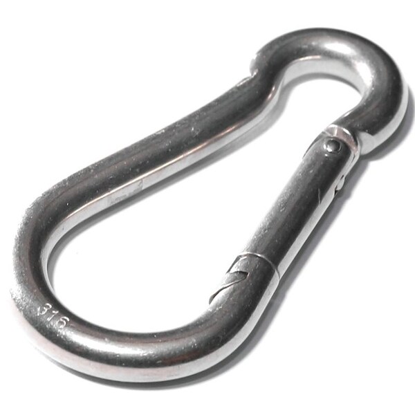 Baron Spring Snap, 230 lb Working Load, Steel, Zinc - 2450-11/32