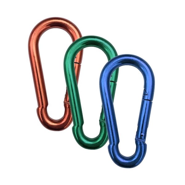 Koch Industries Zinc-Plated Cast Aluminum Spring Snap 350 lb 4.75 in.Assorted Colors - 244503