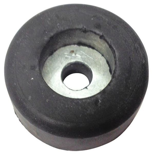 Zoro Select Bumper, Rubber, Black, 5/8"H x 1-1/2"W, PK.10 - 10192W-017U