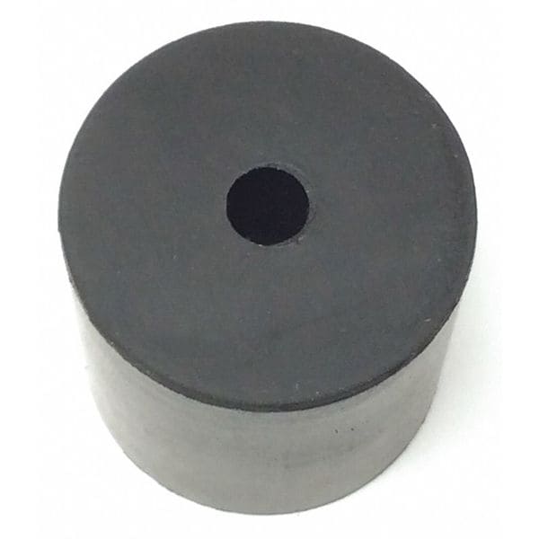 Zoro Select Bumper, Rubber, Black, 1-1/4"H x 1-1/4"W, PK.5 - 1326-017K