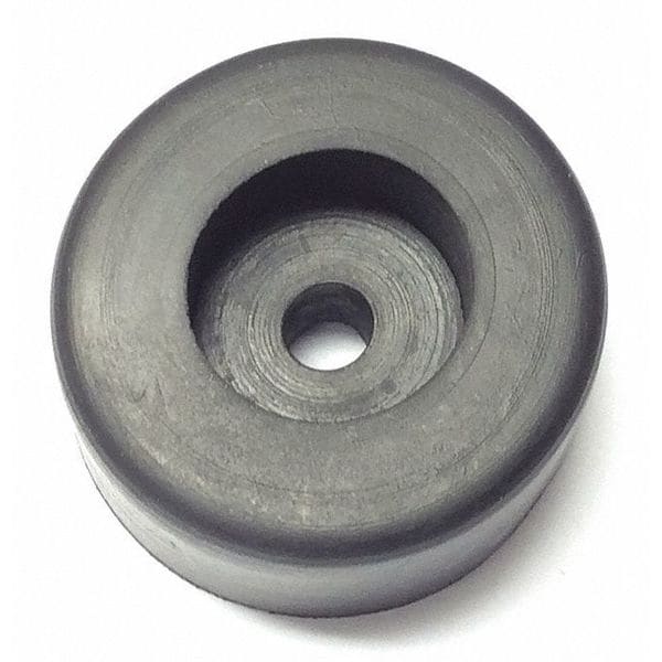 Zoro Select Bumper, Rubber, Black, 1-1/2 in, 3/4"H x 3/4"W, PK5 - 791R-034S