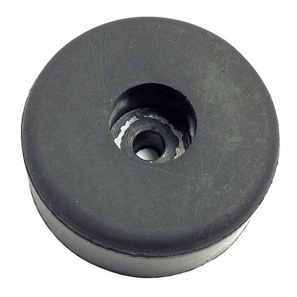 Zoro Select Bumper, Rubber, Black, 5/8"H x 1-1/2"W, PK.10 - 1019W-034S
